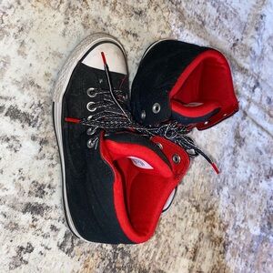 Kids Black and Red Converse